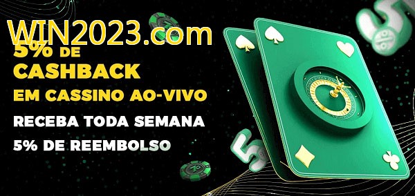 Promoções do cassino ao Vivo WIN2023.com